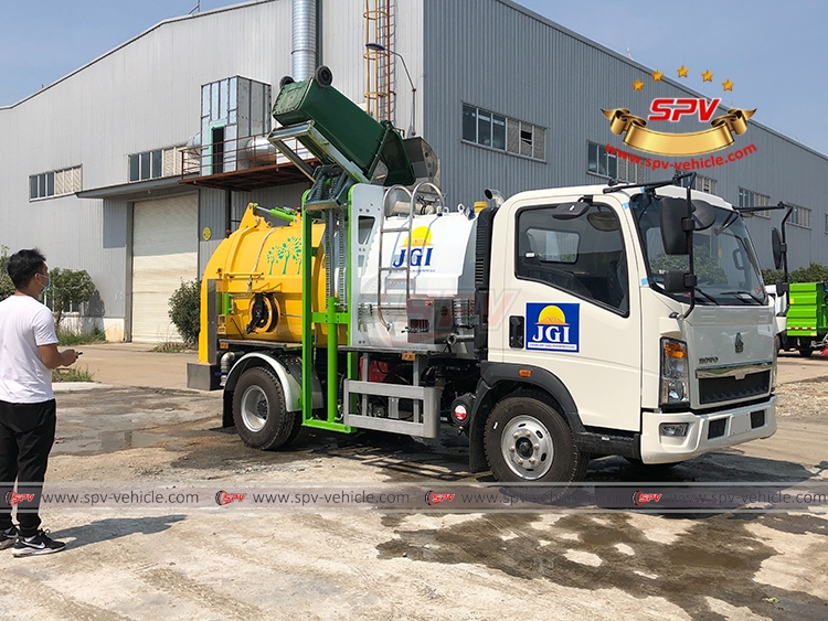 5 CBM Kitchen Waste Disposal Truck Sinotruk HOWO - Testing 2 5 CBM Kitchen Waste Disposal Truck Sinotruk HOWO - Testing 2